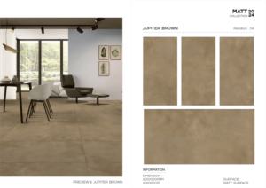 Azulejo de Porcelana Inteligente Mate 600x1200, Formato Grande, Superficie Premium, para Pared y Suelo, Colección de Diseño Moderno para Interiores y Exteriores - Product Image 2