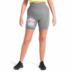 Shorts de Algodón Estampados Casuales para Mujer, Talla Grande, Transpirables, Estilo Urbano, Cintura Elástica, para Gimnasio, Deportes, Yoga, Ejercicio - Product Image 1