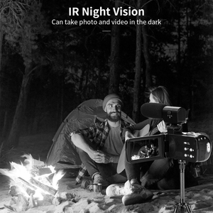 Caméra vidéo HD 4K la plus récente, caméscope avec écran tactile de 3,0 pouces, Wi-Fi, vision nocturne infrarouge, caméra de vlogging pour <span class=keywords><strong>YouTube</strong></span> avec micro - Product Image 3