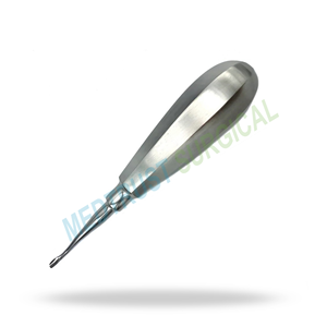 Elevador Dental Veterinario de 3 mm con Punta de Ala Curvada Internamente, Mango Pequeño 503, para Luxación y Elevación en Animales Pequeños - Product Image 3