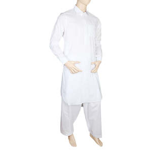 Costume Shalwar pour homme - Blanc - Product Image 1