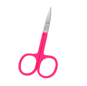 Ciseaux de beauté professionnels en acier inoxydable en céramique multicolore Ciseaux de manucure et de coupe des sourcils incurvés à pointe pointue - Product Image 2