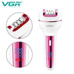 Depiladora Eléctrica 3 en 1 VGR732 para Mujer, Máquina de Depilación Indolora con Pinzas y Lima para Pies - Product Image 2