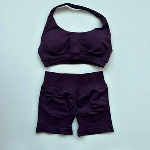 Conjunto de Yoga personalizado de alta calidad para mujer, nuevo conjunto de Yoga impreso por sublimación, conjunto de mallas de Yoga con sujetador de gimnasio 2025 - Product Image 5