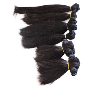 Extensions de cheveux humains les plus vendues, mèches de cheveux vierges lisses, style de cheveux humains avec des styles de boucles italiennes naturelles et lisses - Product Image 5