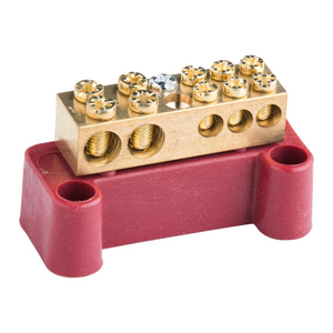 Công nghiệp phụ kiện điện Brass trung tính liên kết và mặt đất thanh cái Din Rail khối thiết bị đầu cuối Nhà cung cấp - Product Image 4