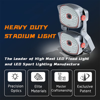 Proyectores LED de 1000W/1200W/1600W con Certificación RoHS CE y Grado de Impermeabilidad IP67 Probado para Estadios, Campos de Béisbol y Barcos de Pesca