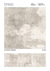 600x600mm Carreau de porcelaine de style sculpture mat solide pour hôtel/villa Mur intérieur Adhésif de sol pour la conception graphique de la chambre - Product Image 5