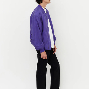 Blouson aviateur professionnel pour homme, col montant, coupe-vent, respirant, tissu de haute qualité, service OEM, fermeture éclair, hiver - Product Image 3