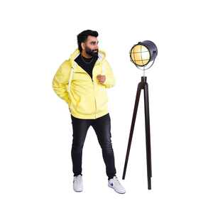 Sudadera con Capucha para Hombre, Cierre Completo, Tela Suave de Felpa de Algodón, Sudadera con Capucha Cálida e Informal para Invierno - Product Image 4