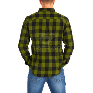 Chemises en flanelle 100% coton, écologiques, durables, respirantes, à séchage rapide, personnalisables, pour hommes, décontractées, nouvelle collection automne - Product Image 4