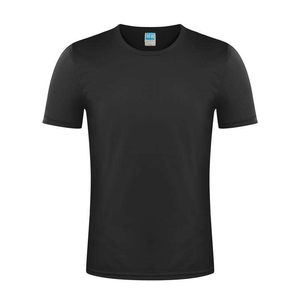 2023 camiseta de Fitness para hombre con logotipo personalizado patrón sólido Slim Fit 220 gramos ropa de gimnasio de punto Casual entrenamiento camiseta en blanco - Product Image 2