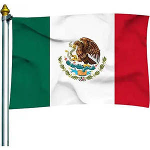 <b>Mexican</b> National Flag 2x3 Double-Sided Bandera De MX Outdoor 3x5ft Cotton and Polyester Digital Printing Techniques - Product Image 6