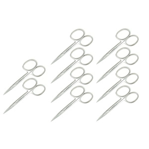 10 ciseaux à iris de qualité supérieure, instrument chirurgical/médical/vétérinaire droit de 4.5 pouces - Product Image 2