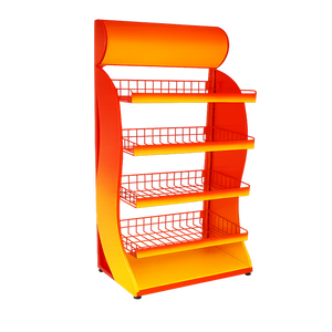 ชั้นวางขนมแบบตั้งพื้นสำหรับใช้ภายในอาคาร ประกอบง่าย ปรับแต่งได้ - Product Image 2