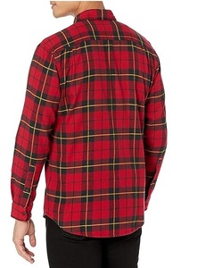 เสื้อเชิ๊ตผู้ชายผ้าสักหลาดลายตารางสำหรับฤดูหนาวใส่ลำลองระบายอากาศได้ดีพร้อมโลโก้ตามสั่ง - Product Image 5