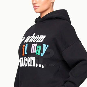 Sweats à capuche décontractés pour femmes, coupe ample, pour un usage quotidien, avec un look tendance et surdimensionné - Product Image 5
