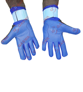 Gants de frappeur d'équipe de baseball personnalisés les plus populaires Gants de frappeur de baseball en cuir de vachette à manchette longue - Product Image 5