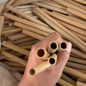 หลอดดูดไม้ไผ่ธรรมชาติเป็นมิตรต่อสิ่งแวดล้อม - Product Image 1