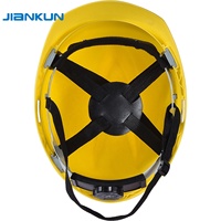 Casco de Seguridad Plegable Portátil JIANKUN de ABS con Diseño Ventilado, Resistente a Impactos, para Emergencias y Prevención de Desastres, Venta Directa de Fábrica