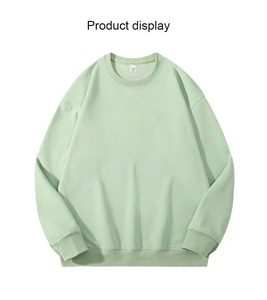 Drop shouider Haute Qualité Hommes Marque Hip Hop Pullover Automne Hiver Chaud Polaire Sweatshirt - Product Image 2