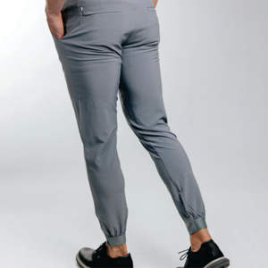 Pantalones de joggers de Golf para hombre de calidad superior 2025, elegantes, ajustados, elásticos, de rendimiento, de lona, informales, cómodos con bolsillos - Product Image 4