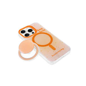 Netzy for Magsafe Compatible Detachable for Pop Grip <b>Stand</b> Soft Silicone Case for iPhone 15 Pro for iPhone 15 Pro Max Plus - Product Image 6