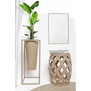 Prism Caramel 70x30x30 cm Florero y maceta Macetas con estilo para jardines interiores - Product Image 2