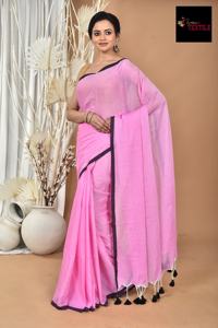 Vestido tejido de secado rápido ecológico de algodón Mal bengalí de verano para niñas boda ligera/ocasión especial - Product Image 5