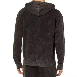 Conjunto de Sudadera con Capucha y Pantalones Deportivos de Alta Calidad con Lavado Ácido, Diseño Personalizado - Product Image 2