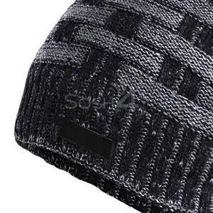 New Arrival Top Selling Premium Quality 100% Wool Jacquard <b>Beanies</b> <b>Hats</b> Solid Color <b>Light</b> Weight Breathable Customizable Adult - Product Image 4