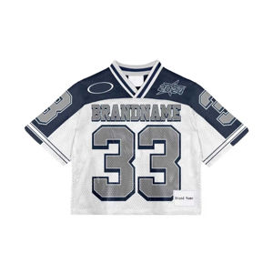 Camiseta de fútbol americano de alta calidad para hombre, camiseta de fútbol de malla transpirable americana, camiseta de malla - Product Image 2