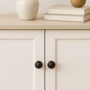 Tirador de Muebles de Aleación de Zinc, Diseño Redondo Minimalista, Ecológico, Duradero, Fácil Instalación, para Armarios de Hotel, Cocina y Cajones - Product Image 5