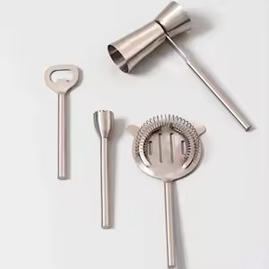 Juego de cócteles de lujo, kit de herramientas de barra de Metal elegante con herramientas de mezcla profesionales para regalo de boda, fiesta de vacaciones y barra de casa - Product Image 5