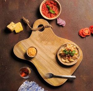 มิกกี้เมาส์บอร์ดไม้สำหรับเสิร์ฟอาหารและอาหารเช้าบาร์อาหารของตกแต่งห้องครัวของขวัญแต่งงานร้านอาหาร - Product Image 2