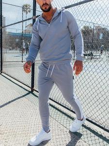 Sweats à capuche de haute qualité veste de football pour hommes à manches longues survêtement d'entraînement en polyester vêtements de sport pour adultes survêtements pour hommes - Product Image 5