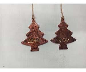 Adornos Navideños Modernos de Metal, Decoración Colgante para Árbol Resistente e Inastillable a Precio Económico - Product Image 1