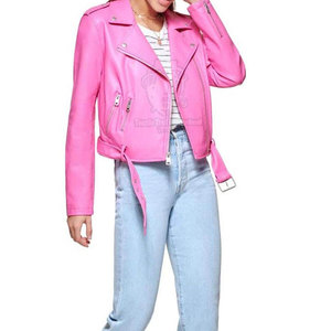Veste en cuir pour femme, légère, respirante, à motif uni, tricotée, coupe-vent, pour l'extérieur, nouveau design tendance - Product Image 3