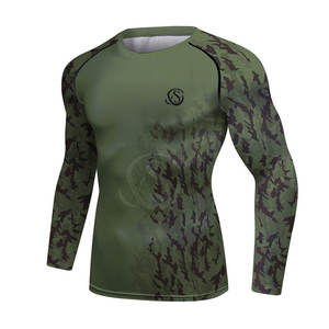 Ropa de Compresión Deportiva Personalizada al por Mayor, de Secado Rápido, Transpirable, de Alta Calidad, Spandex/Poliéster Ecológico para Hombre - Product Image 2