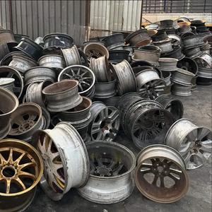 Déchets de jantes en aluminium usagées, matériau de recyclage de jantes de voiture, déchets de jantes en alliage pour le recyclage des métaux et l'exportation en vrac - Product Image 2