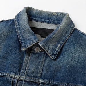 Veste en jean pour homme personnalisée, veste en jean décontractée unie, vente chaude, veste en jean élégante pour homme, veste décontractée pour adultes - Product Image 4