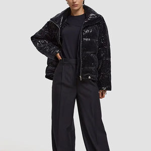 RAZERS IMPEX Customized Canvas Waterproof Windproof Breathable Quick Dry Winter Puffer Jacket for <b>Women</b> 100% Polyester Filling - Product Image 4