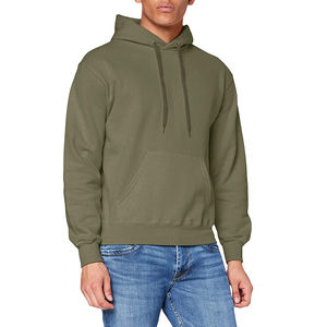 Meilleure édition classique du sweat à capuche en molleton pour homme Olive 100% coton uni personnalisé coupe-vent hiver vente chaude très demandé par les clients - Product Image 2