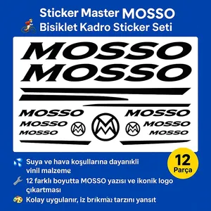 Juego de Calcomanías Mosso para Cuadro de Bicicleta Ligera - Product Image 4