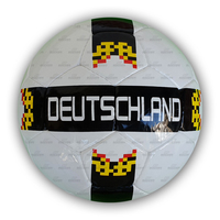 Balón de Fútbol Personalizado Clásico de PU PVC Resistente para Adultos y Niños, Hecho a Mano con Alta Retención de Aire, Logotipo Personalizado para Entrenamiento