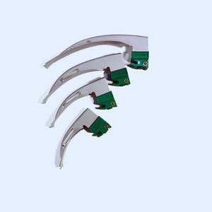 Set de Laringoscopio de Acero Inoxidable con Fibra Óptica de 9 Cuchillas Mac Miller, Certificado CE, para Anestesia ORL, 2 Empuñaduras, Alta Calidad Quirúrgica - Product Image 3