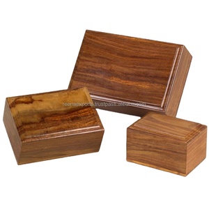 Urnes funéraires en bois pour animaux de compagnie aux prix les plus bas, urne en bois antique, fabrication indienne, urne en bois d'acacia de haute qualité - Product Image 1