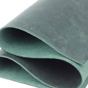 En gros Matière Première Crunch Cuir Vert 12X24 Pouces Cuir Pleine Grain pour Artisanat Poids Lourd pour la Fabrication de Bricolage But - Product Image 5