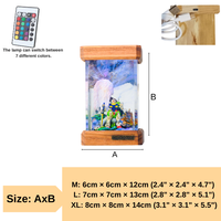 Lampe en époxy personnalisée, lampe en résine époxy, lampe en résine époxy personnalisée, lampe en bois et résine, veilleuse personnalisée, cadeau fait main, Halloween