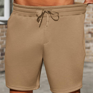 Short de sport 100% coton, molleton de sport, en éponge française, respirant, short d'entraînement pour la course à pied pour hommes, vente en gros - Product Image 6